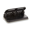 24-Sheet Easy Touch Two- to Seven-Hole Precision-Pin Punch, 9/32" Holes, Black OrdermeInc OrdermeInc