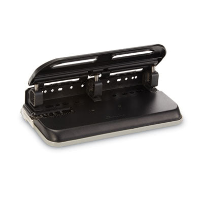 24-Sheet Easy Touch Two- to Seven-Hole Precision-Pin Punch, 9/32" Holes, Black OrdermeInc OrdermeInc