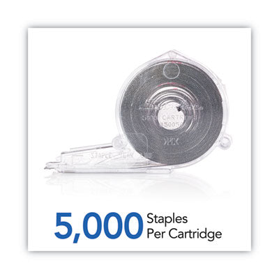 Cartridge Staples, 0.25" Leg, 0.5" Crown, Steel, 5,000/Box OrdermeInc OrdermeInc