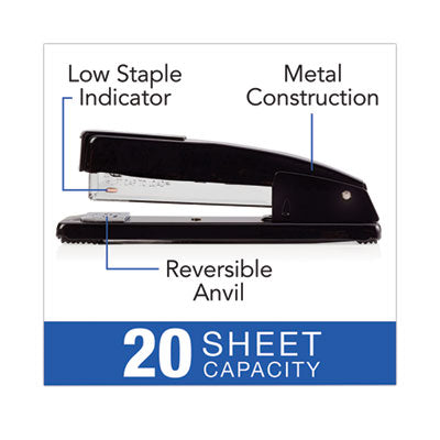 Commercial Desk Stapler Value Pack, 20-Sheet Capacity, Black OrdermeInc OrdermeInc