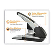 Auto 180 Xtreme Duty Automatic Stapler, 180-Sheet Capacity, Silver/Black OrdermeInc OrdermeInc