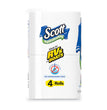 Scott® Rapid-Dissolving Toilet Paper, Bath Tissue, Septic Safe, 1-Ply, White, 231 Sheets/Roll, 4/Rolls/Pack, 12 Packs/Carton - OrdermeInc