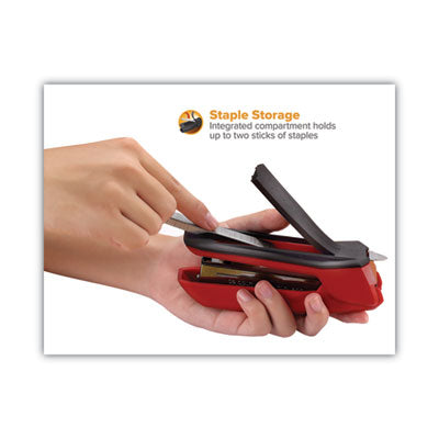 Ascend Stapler, 20-Sheet Capacity, Red OrdermeInc OrdermeInc