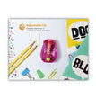 Twist-n-Sharp Pencil Sharpener, One-Hole, 3.5 x 1.25 x 5.5, Assorted Colors, 3/Box OrdermeInc OrdermeInc