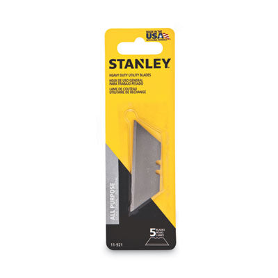 STANLEY BOSTITCH Heavy-Duty Utility Knife Replacement Blade, 5/Pack - OrdermeInc
