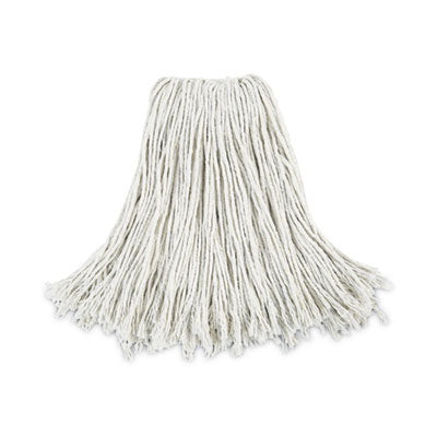 Boardwalk® Cut-End Wet Mop Head, Cotton, No. 24, White 12/Carton OrdermeInc OrdermeInc