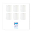 Boardwalk® Hardwound Paper Towels, 1-Ply, 8" x 800 ft, White, 6 Rolls/Carton OrdermeInc OrdermeInc