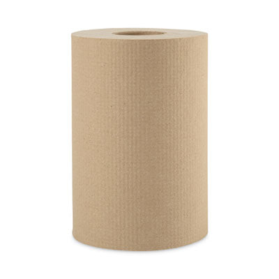 Hardwound Paper Towels, 1-Ply, 8" x 350 ft, Natural, 12 Rolls/Carton OrdermeInc OrdermeInc