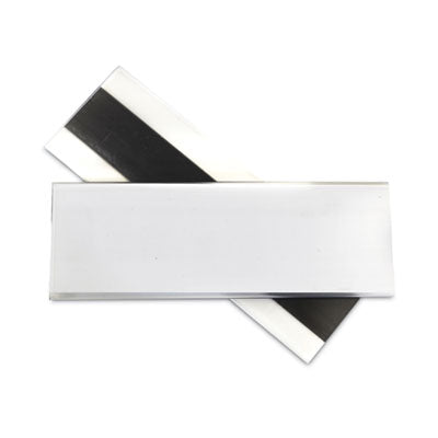 HOL-DEX Magnetic Shelf/Bin Label Holders, Side Load, 2 x 6, Clear, 10/Box OrdermeInc OrdermeInc