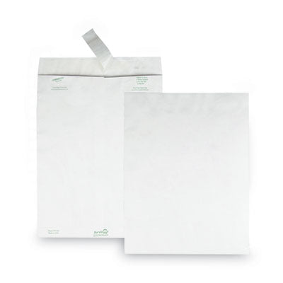 Survivor® Lightweight 14 lb Tyvek Catalog Mailers, #13 1/2, Square Flap, Redi-Strip Adhesive Closure, 10 x 13, White, 50/Box OrdermeInc OrdermeInc