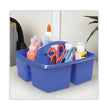 Small Art Caddies, 3 Sections, 9.25" x 9.25" x 5.25", Assorted Colors, 5/Pack OrdermeInc OrdermeInc