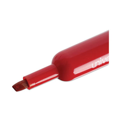 Chisel Tip Permanent Marker, Broad Chisel Tip, Red, Dozen OrdermeInc OrdermeInc