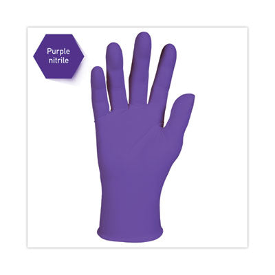 Kimtech™ PURPLE NITRILE Exam Gloves, 242 mm Length, Large, Purple, 100/Box
