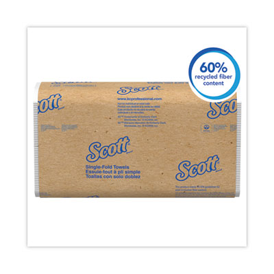 Scott® Essential Single-Fold Towels, Absorbency Pockets, 9.3 x 10.5, 250/Pack, 16 Packs/Carton OrdermeInc OrdermeInc