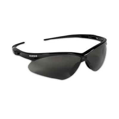 KleenGuard™ V30 Nemesis Safety Glasses, Black Frame, Smoke Anti-Fog Lens - OrdermeInc
