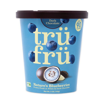 Nature's Hyper-Chilled Blueberries in White and Dark Chocolate, 5 oz Cup, 8/Carton, Ships in 1-3 Business Days OrdermeInc OrdermeInc