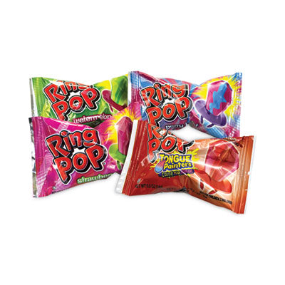 Ring Pop Lollipops, Assorted Flavors, 0.5 oz, 40 Piece Tub OrdermeInc OrdermeInc