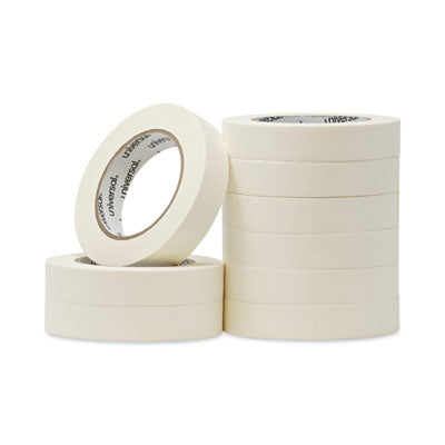 UNIVERSAL OFFICE PRODUCTS General-Purpose Masking Tape, 3" Core, 24 mm x 54.8 m, Beige, 36/Carton