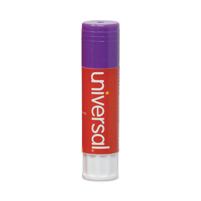 Universal® Glue Stick, 1.3 oz, Applies Purple, Dries Clear, 12/Pack OrdermeInc OrdermeInc