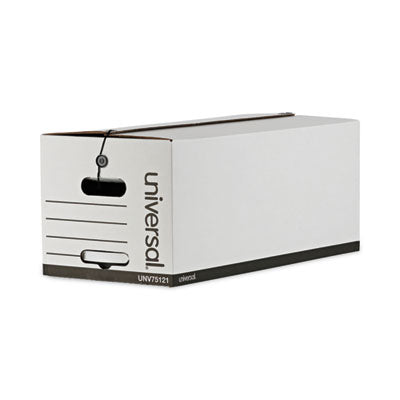 Deluxe Quick Set-up String-and-Button Boxes, Letter Files, White, 12/Carton OrdermeInc OrdermeInc