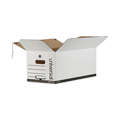 Deluxe Quick Set-up String-and-Button Boxes, Letter Files, White, 12/Carton OrdermeInc OrdermeInc