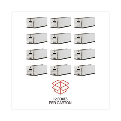 Deluxe Quick Set-up String-and-Button Boxes, Letter Files, White, 12/Carton OrdermeInc OrdermeInc