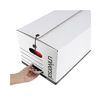 Deluxe Quick Set-up String-and-Button Boxes, Letter Files, White, 12/Carton OrdermeInc OrdermeInc