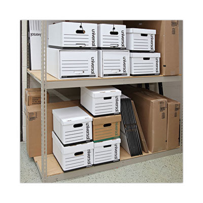 Deluxe Quick Set-up String-and-Button Boxes, Letter Files, White, 12/Carton OrdermeInc OrdermeInc