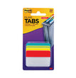 Post-it® Tabs 2" Plain Solid Color Angled Tabs, 1/5-Cut, Assorted Colors, 2" Wide, 24/Pack - OrdermeInc