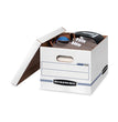 FELLOWES MFG. CO. STOR/FILE Storage Box, Letter/Legal Files, 12.5" x 16.25" x 10.5", White, 6/Pack - OrdermeInc