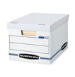 FELLOWES MFG. CO. STOR/FILE Storage Box, Letter/Legal Files, 12.5" x 16.25" x 10.5", White, 6/Pack - OrdermeInc