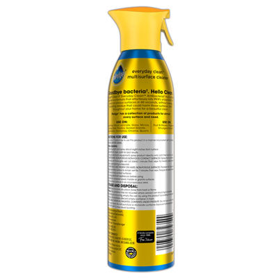 Multi Surface Antibacterial Everyday Cleaner, 9.7 oz Aerosol Spray, 6/Carton - OrdermeInc