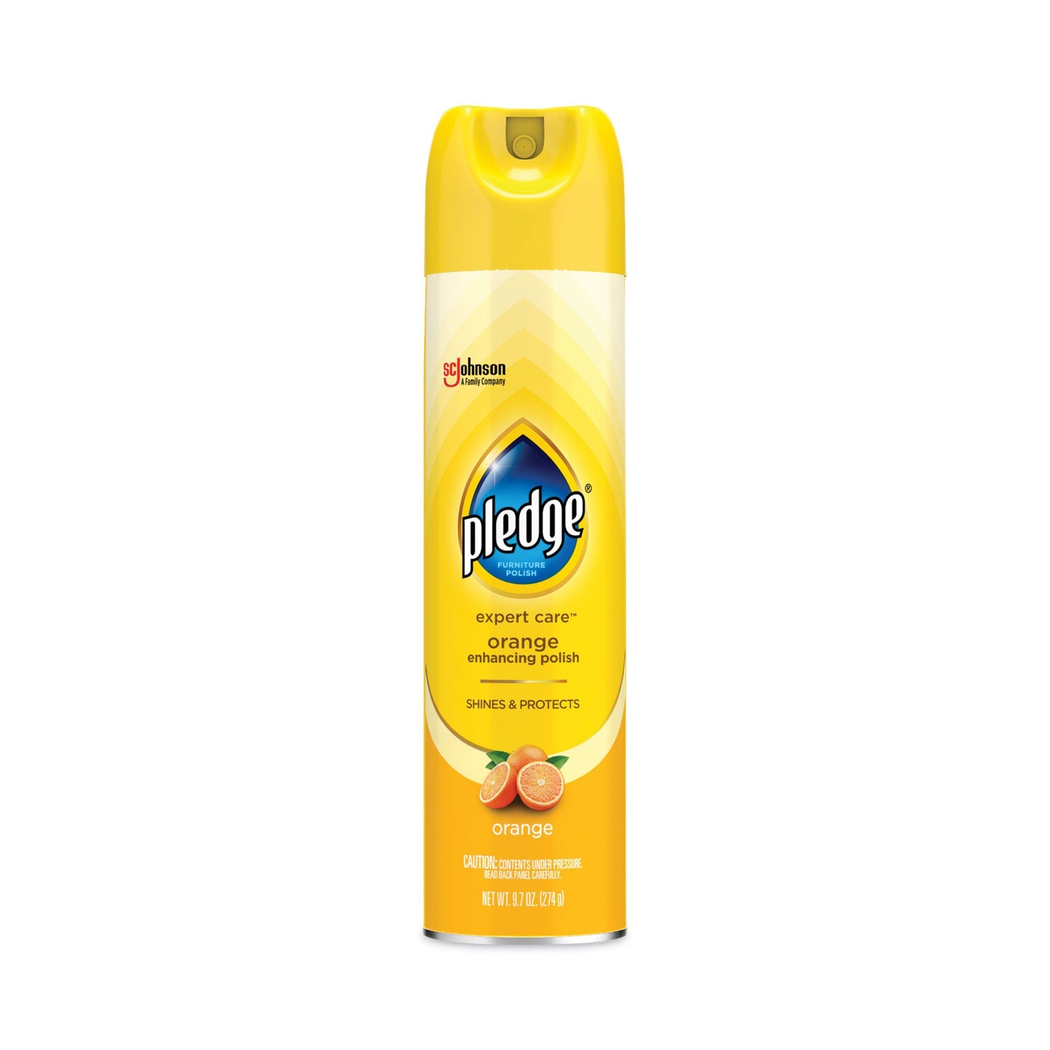 Furniture Polish, Orange Clean Scent, 9.7 oz Aerosol Spray - OrderMe