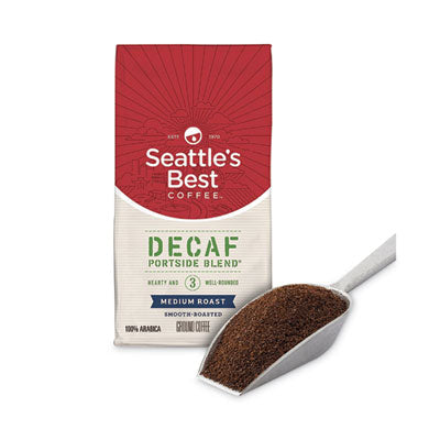 Seattle's Best™ Port Side Blend Ground Coffee, Decaffeinated Medium Roast, 12 oz Bag, 6/Carton OrdermeInc OrdermeInc