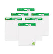 Vertical-Orientation Self-Stick Easel Pad Value Pack, Green Headband, Unruled, 25 x 30, White, 30 Sheets, 6/Carton OrdermeInc OrdermeInc