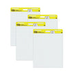 Vertical-Orientation Self-Stick Easel Pad Value Pack, Quadrille Rule (1 sq/in), 25 x 30, White, 30 Sheets, 4/Carton OrdermeInc OrdermeInc