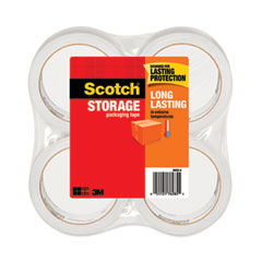 3M/COMMERCIAL TAPE DIV. Storage Tape, 3" Core, 1.88" x 54.6 yds, Clear, 4/Pack - OrdermeInc
