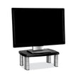 3M™ Adjustable Height Monitor Stand, 15" x 12" x 2.63" to 5.78", Black/Silver, Supports 80 lbs OrdermeInc OrdermeInc