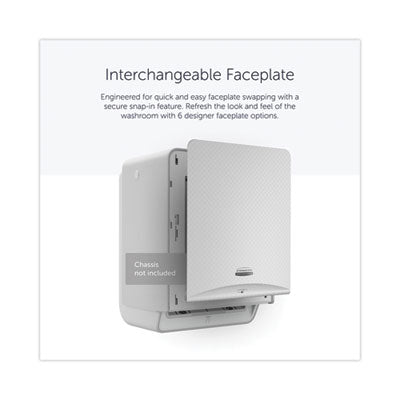 Kimberly-Clark Professional* ICON Faceplate for Automatic Roll Towel Dispenser, 18.12 x 15.62 x 12.87, Silver Mosaic - OrdermeInc
