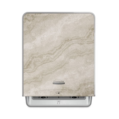 Kimberly-Clark Professional* ICON Automatic Roll Towel Dispenser, 20.12 x 16.37 x 13.5, Warm Marble - OrdermeInc