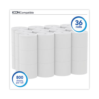 Scott® Essential Extra Soft Coreless Standard Roll Bath Tissue, Septic Safe, 2-Ply, White, 800 Sheets/Roll, 36 Rolls/Carton - OrdermeInc
