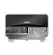 Kimberly-Clark Professional* ICON Coreless Standard Roll Toilet Paper Dispenser, 8.43 x 13 x 7.25, Black Mosaic - OrdermeInc
