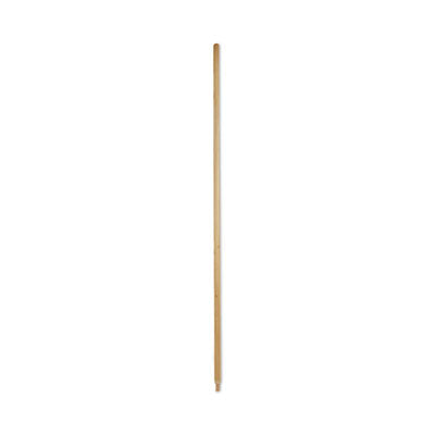 BOARDWALK Heavy-Duty Threaded End Lacquered Hardwood Broom Handle, 1.13" dia x 60", Natural - OrdermeInc