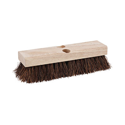 Boardwalk® Deck Brush Head, 2" Brown Palmyra Bristles, 10" Brush - OrdermeInc