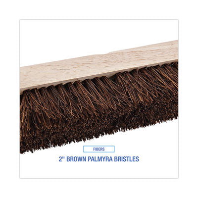 Boardwalk® Deck Brush Head, 2" Brown Palmyra Bristles, 10" Brush - OrdermeInc