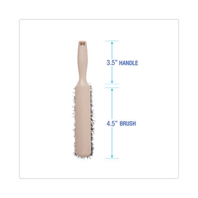 Counter Brush, Black Polypropylene, 4.5" Brush, 3.5" Tan Plastic Handle OrdermeInc OrdermeInc