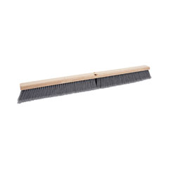 BOARDWALK Floor Brush Head, 3" Gray Flagged Polypropylene Bristles, 36" Brush - OrdermeInc