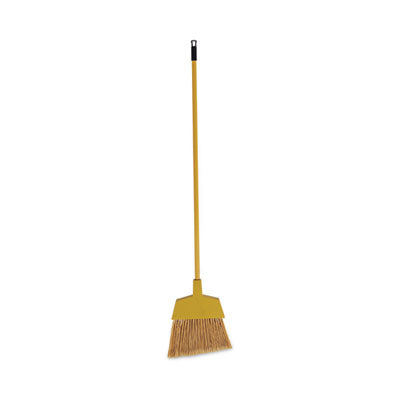 Corn Fiber Angled-Head Lobby Brooms, 55" Handle, Yellow, 12/Carton OrdermeInc OrdermeInc