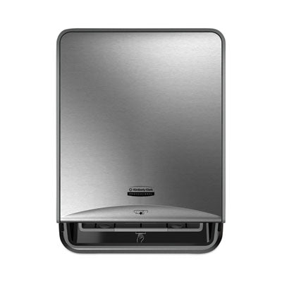 Kimberly-Clark Professional* ICON Automatic Roll Towel Recessed Dispenser Housing, without Trim Panel, Stainless Steel - OrdermeInc