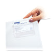 Self-Adhesive Business Card Holders, Top Load, 2 x 3.5, Clear, 10/Pack - OrdermeInc